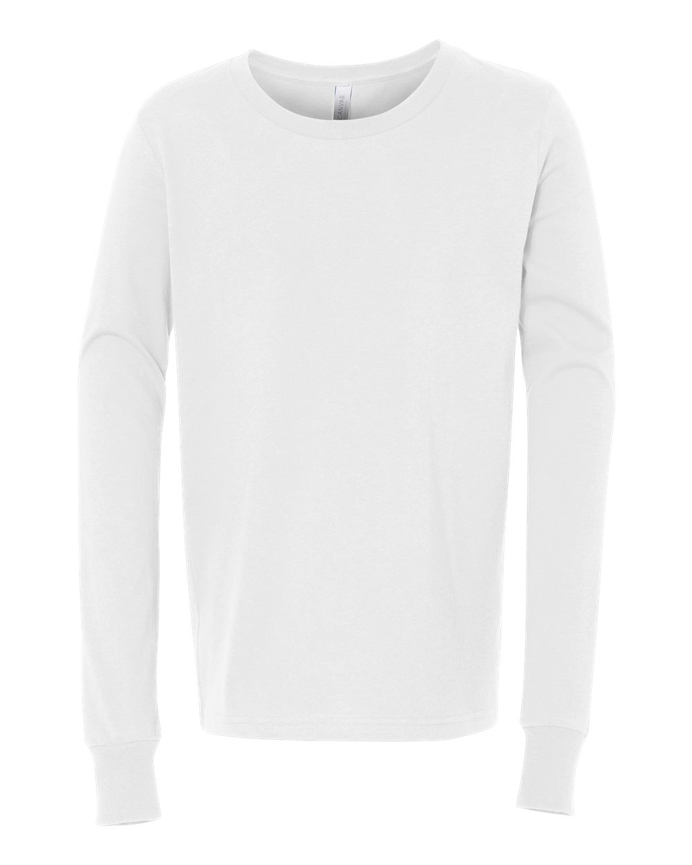 BELLA+CANVAS ® Youth Jersey Long Sleeve Tee - White