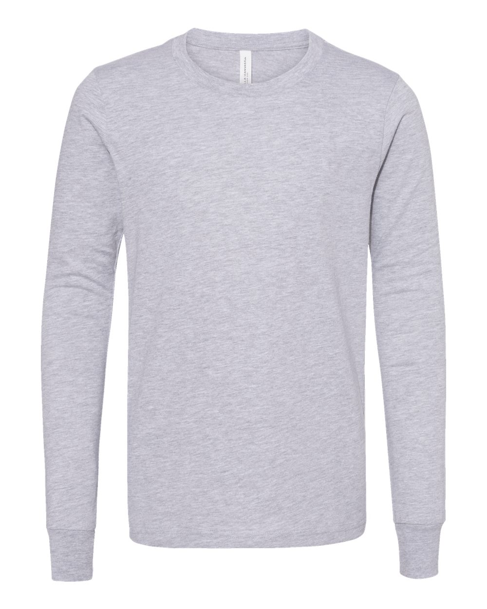 BELLA+CANVAS® Youth Heather CVC Long Sleeve Tee - Athletic Heather