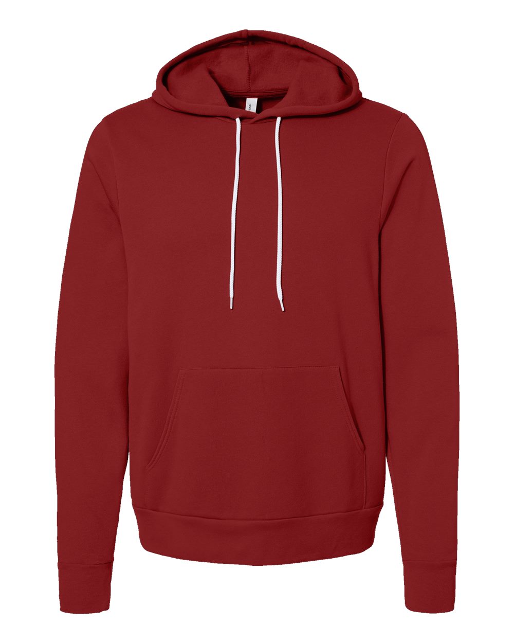 BELLA+CANVAS ® Unisex Sponge Fleece Pullover Hoodie. BC3719 - Cardinal