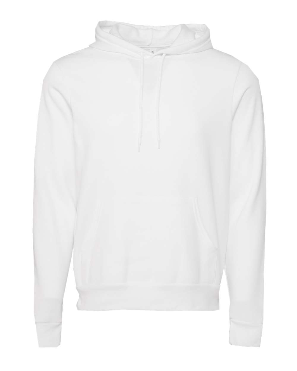 BELLA+CANVAS ® Unisex Sponge Fleece Pullover Hoodie. BC3719 - DTG White