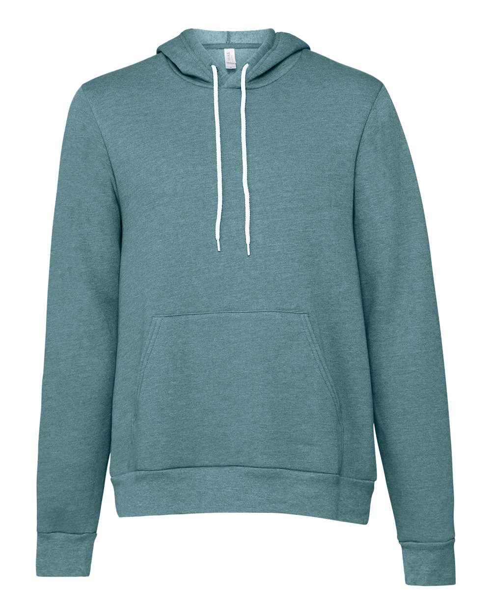BELLA+CANVAS ® Unisex Sponge Fleece Pullover Hoodie. BC3719 - Heather Deep Teal