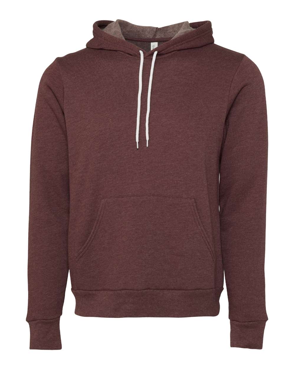 BELLA+CANVAS ® Unisex Sponge Fleece Pullover Hoodie. BC3719 - Heather Maroon