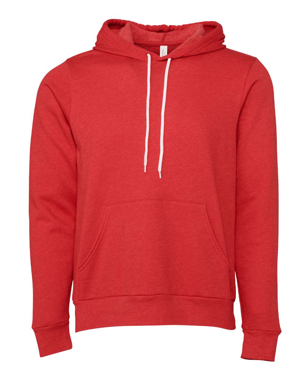 BELLA+CANVAS ® Unisex Sponge Fleece Pullover Hoodie. BC3719 - Heather Red