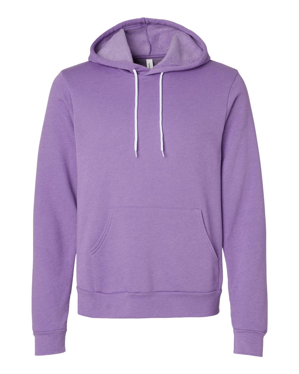 BELLA+CANVAS ® Unisex Sponge Fleece Pullover Hoodie. BC3719 - Heather Team Purple