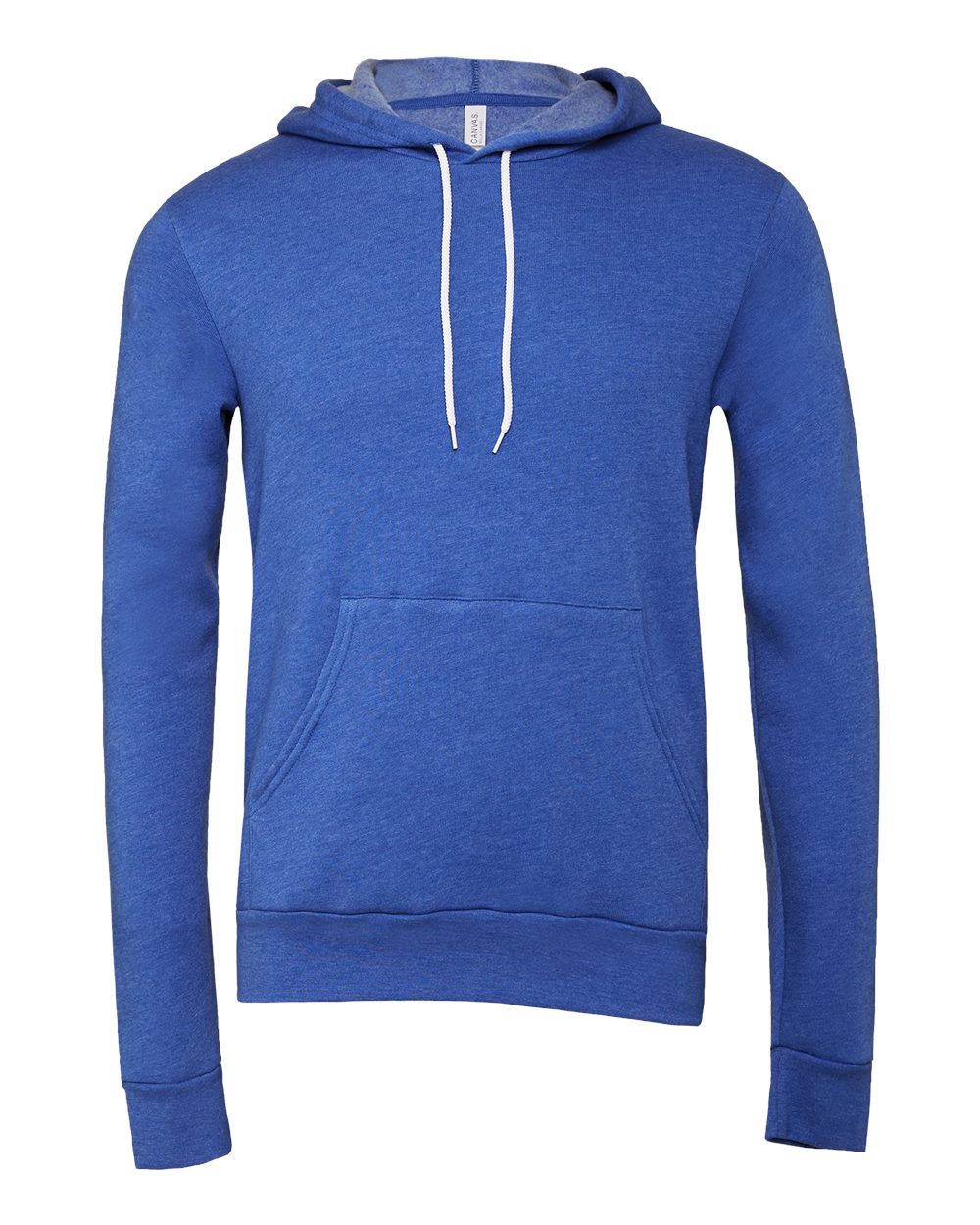 BELLA+CANVAS ® Unisex Sponge Fleece Pullover Hoodie. BC3719 - Heather True Royal