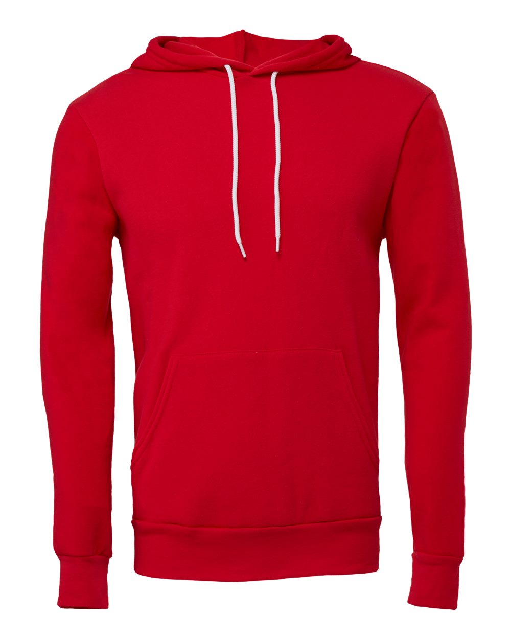 BELLA+CANVAS ® Unisex Sponge Fleece Pullover Hoodie. BC3719 - Red