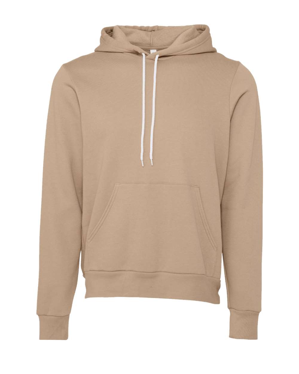 BELLA+CANVAS ® Unisex Sponge Fleece Pullover Hoodie. BC3719 - Tan