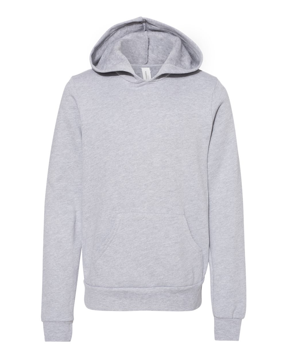 BELLA+CANVAS ® Youth Sponge Fleece Pullover Hoodie BC3719Y - Athletic Heather