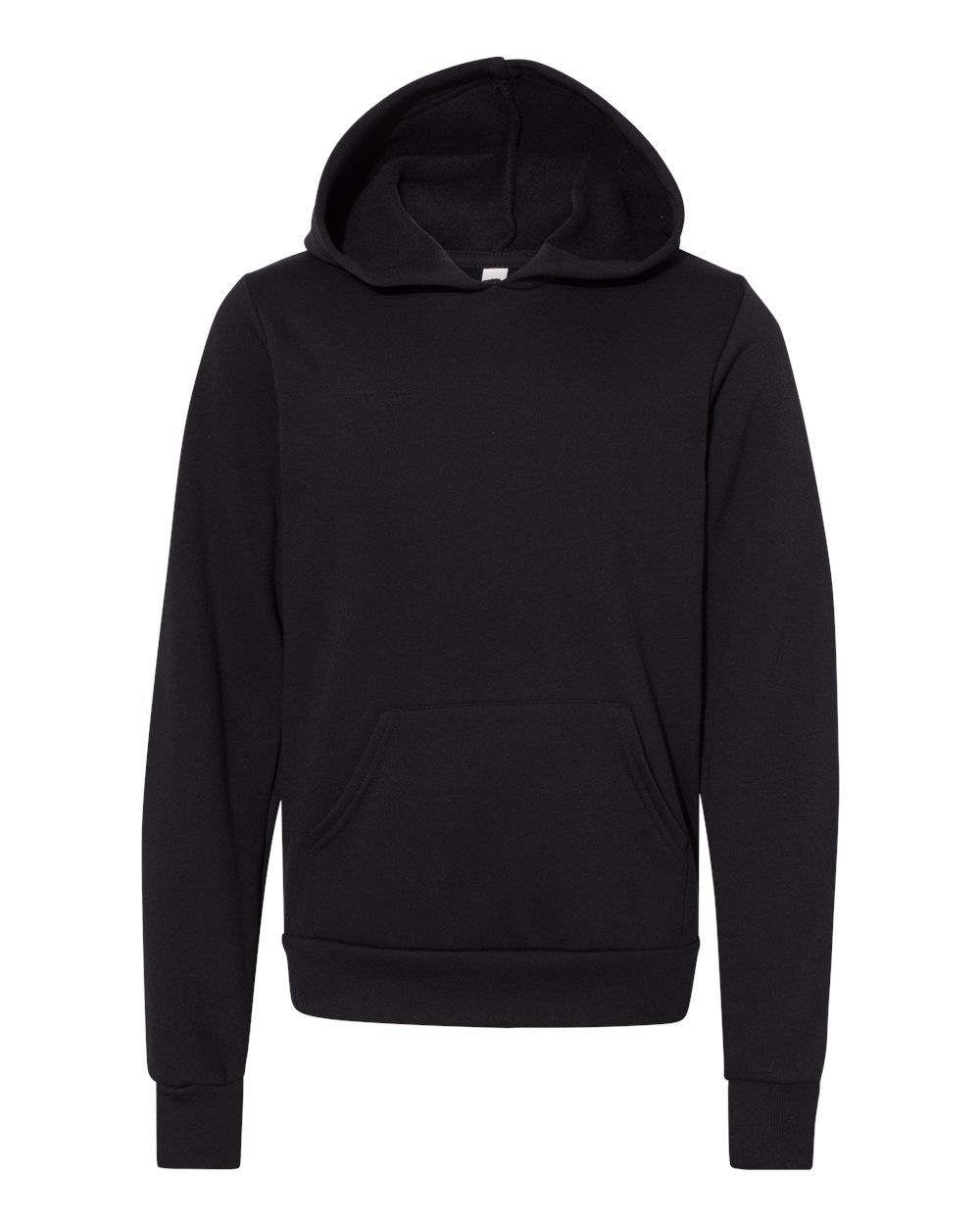 BELLA+CANVAS ® Youth Sponge Fleece Pullover Hoodie BC3719Y - Black