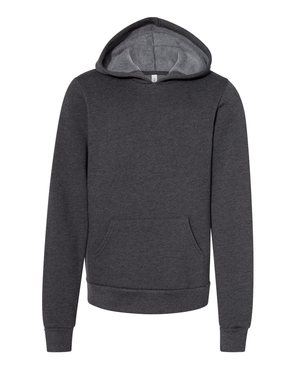BELLA+CANVAS ® Youth Sponge Fleece Pullover Hoodie BC3719Y - Dark Grey Heather