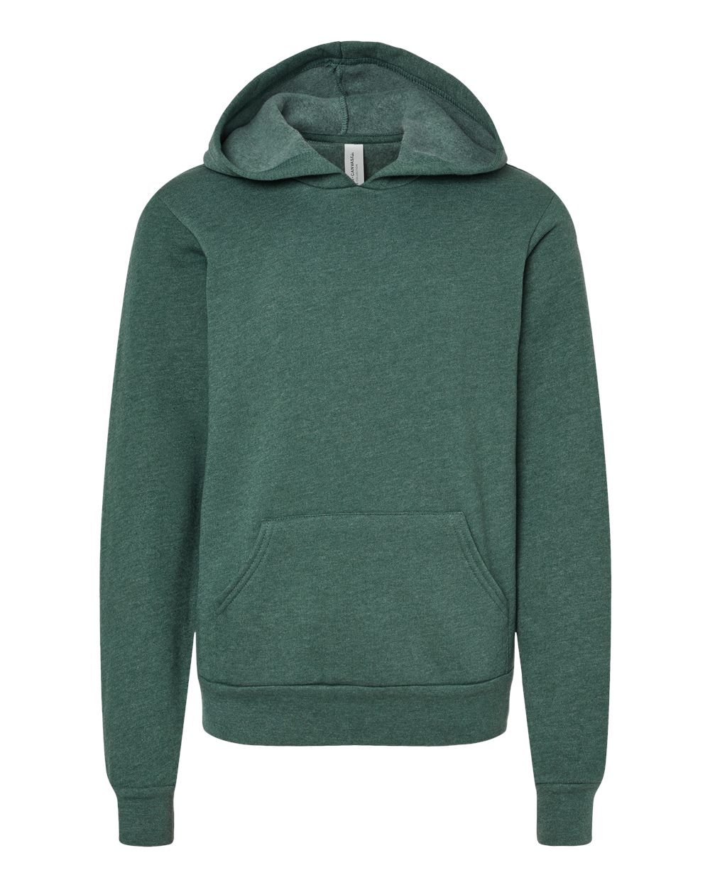 BELLA+CANVAS ® Youth Sponge Fleece Pullover Hoodie BC3719Y - Heather Forest