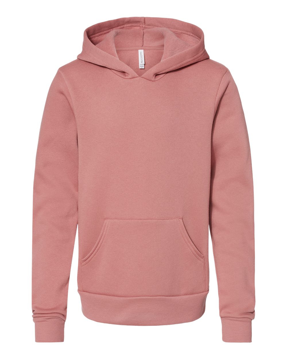 BELLA+CANVAS ® Youth Sponge Fleece Pullover Hoodie BC3719Y - Mauve