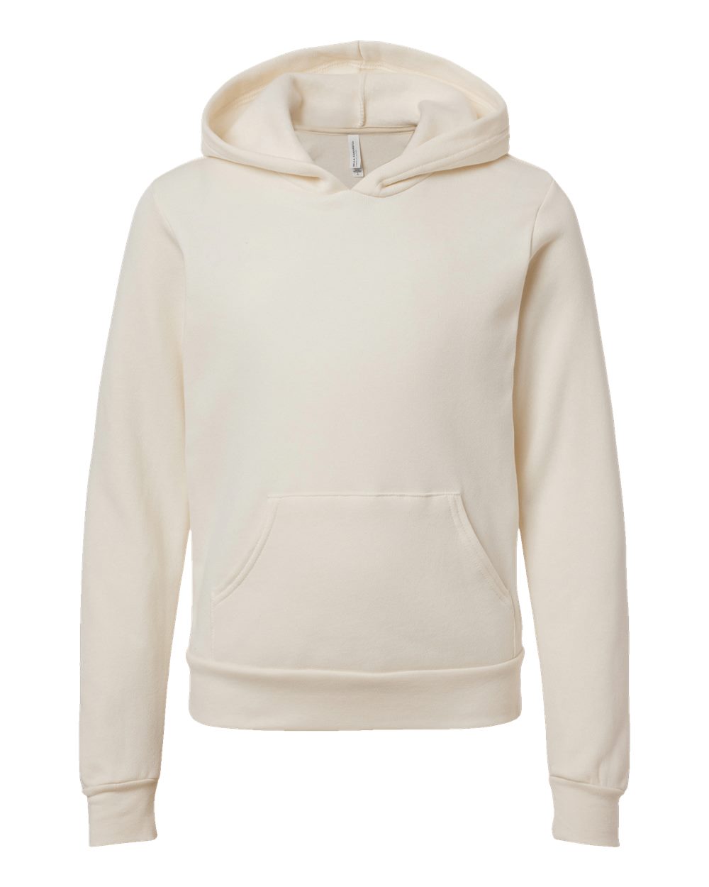 BELLA+CANVAS ® Youth Sponge Fleece Pullover Hoodie BC3719Y - Natural