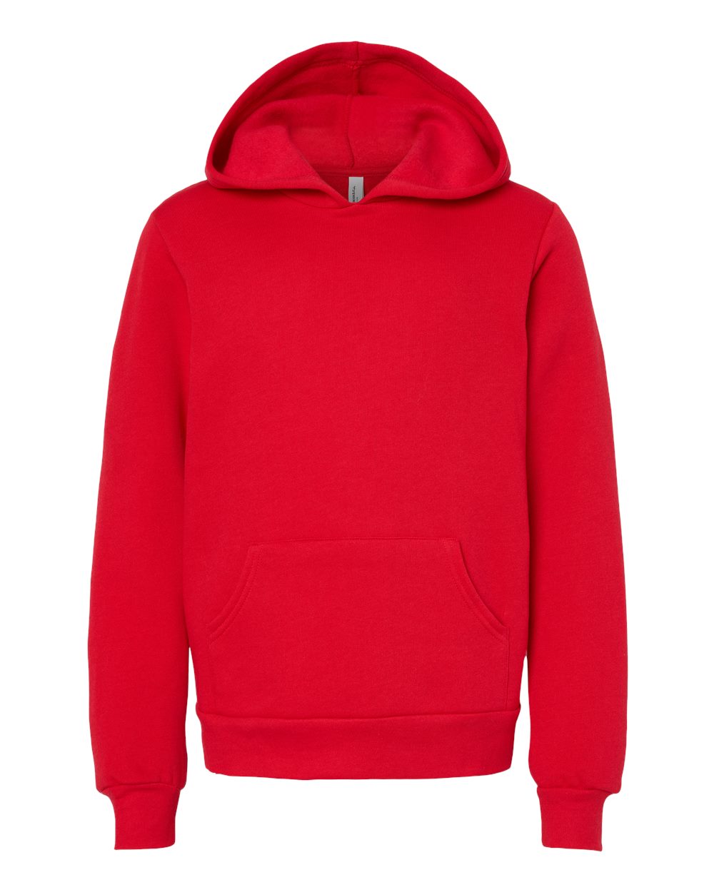 BELLA+CANVAS ® Youth Sponge Fleece Pullover Hoodie BC3719Y - Red