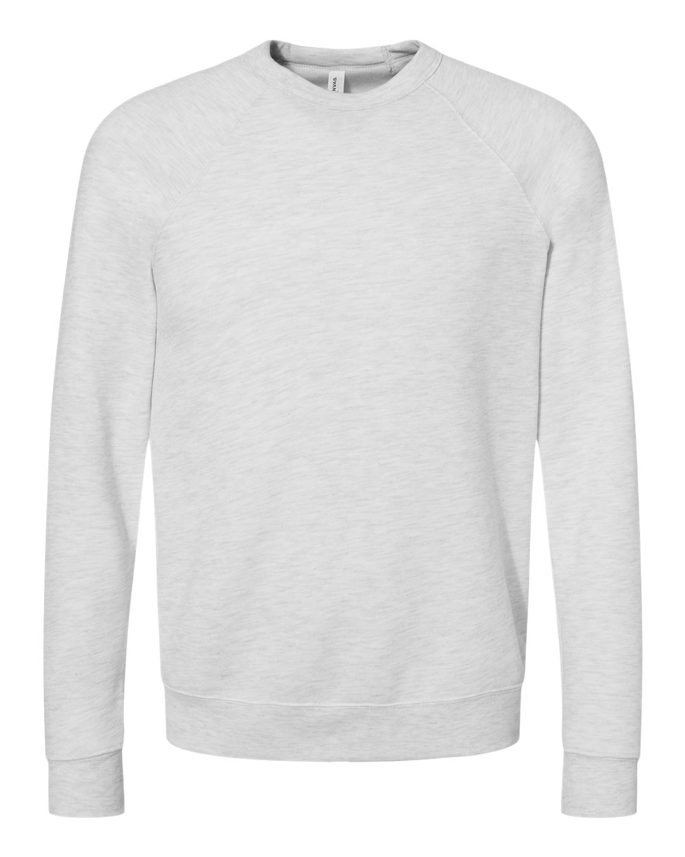 BELLA+CANVAS ® Unisex Sponge Fleece Raglan Sweatshirt. BC3901 - Ash