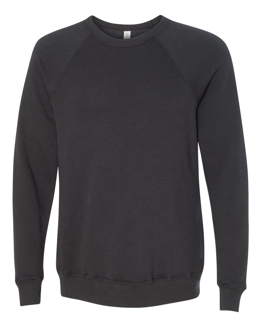 BELLA+CANVAS ® Unisex Sponge Fleece Raglan Sweatshirt. BC3901 - Dark Grey