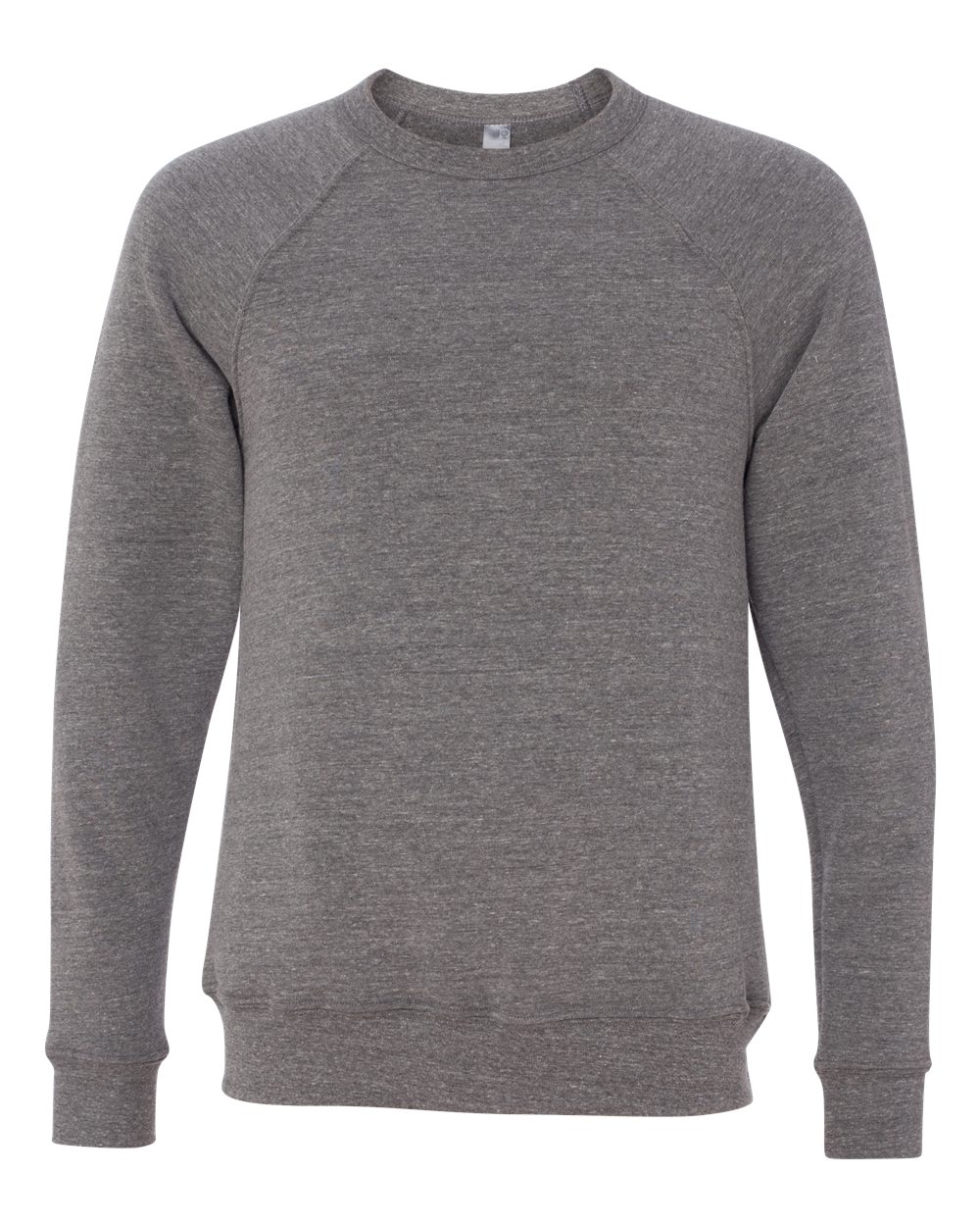 BELLA+CANVAS ® Unisex Sponge Fleece Raglan Sweatshirt. BC3901 - Grey Triblend