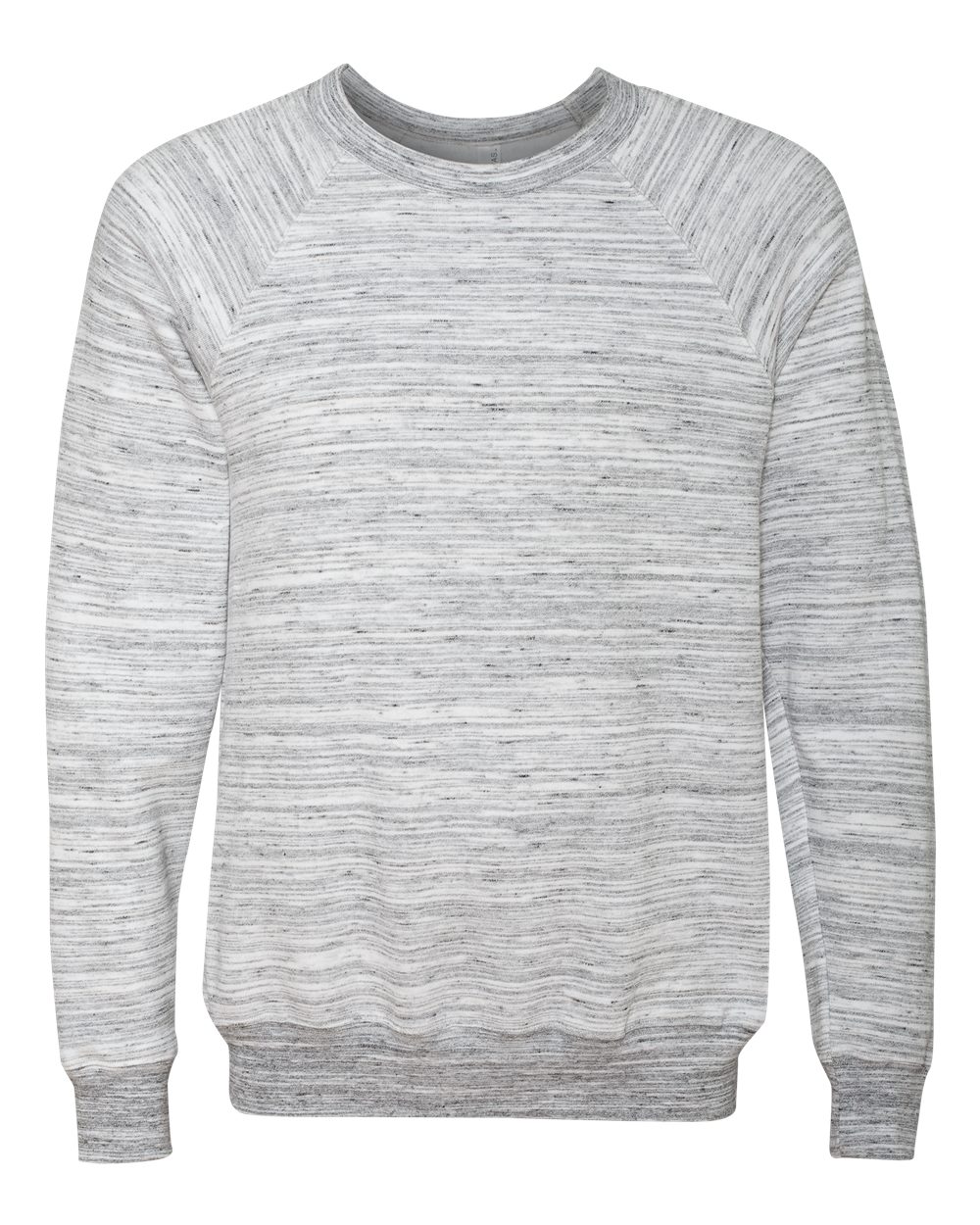 BELLA+CANVAS ® Unisex Sponge Fleece Raglan Sweatshirt. BC3901 - Light Grey Marble