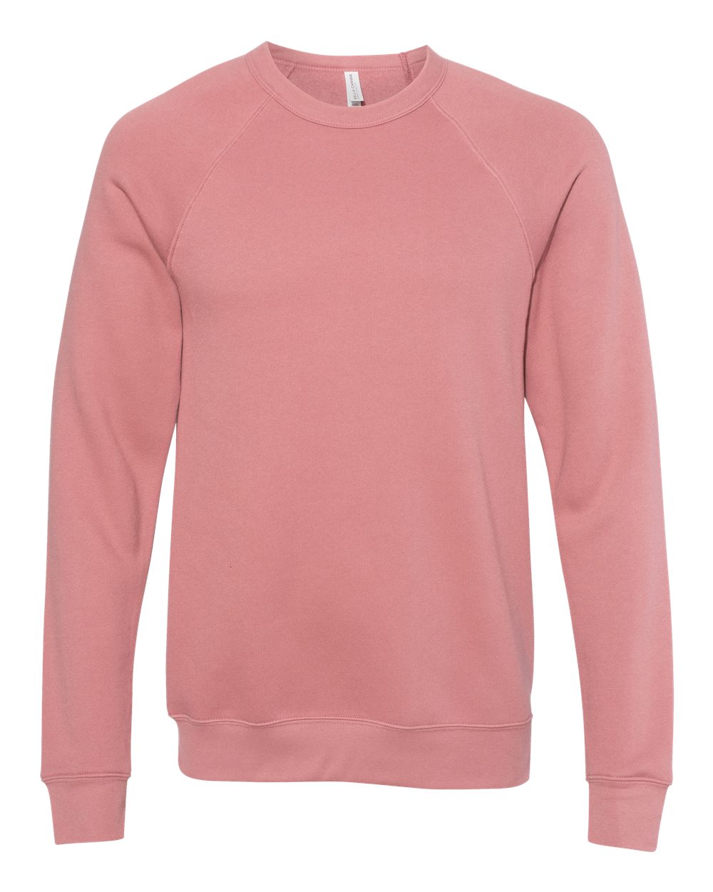 BELLA+CANVAS ® Unisex Sponge Fleece Raglan Sweatshirt. BC3901 - Mauve