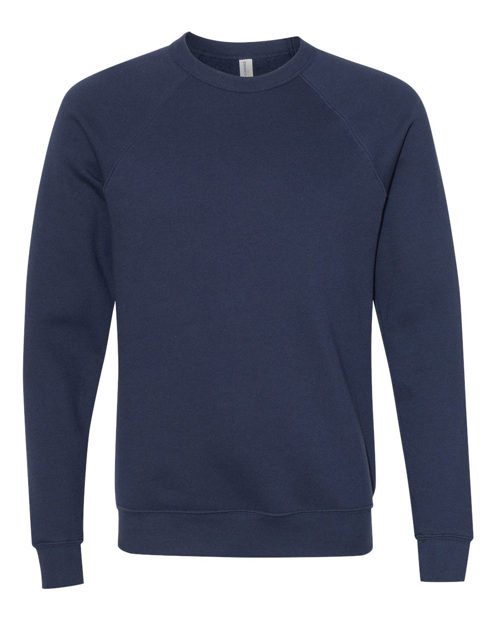BELLA+CANVAS ® Unisex Sponge Fleece Raglan Sweatshirt. BC3901 - Navy