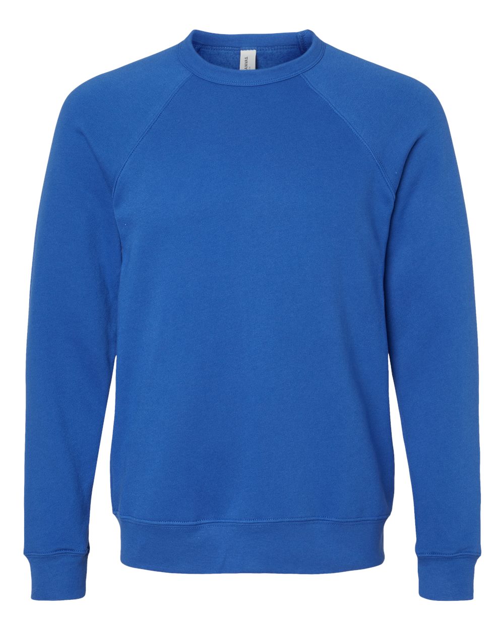 BELLA+CANVAS ® Unisex Sponge Fleece Raglan Sweatshirt. BC3901 - True Royal