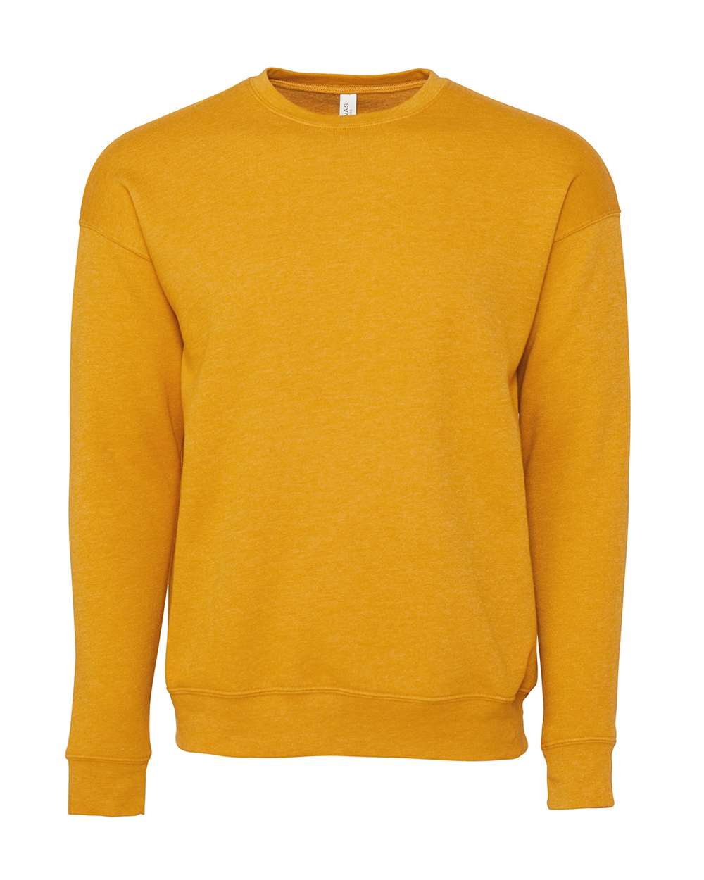 BELLA+CANVAS ® Unisex Sponge Fleece Drop Shoulder Sweatshirt. BC3945 - Heather Mustard