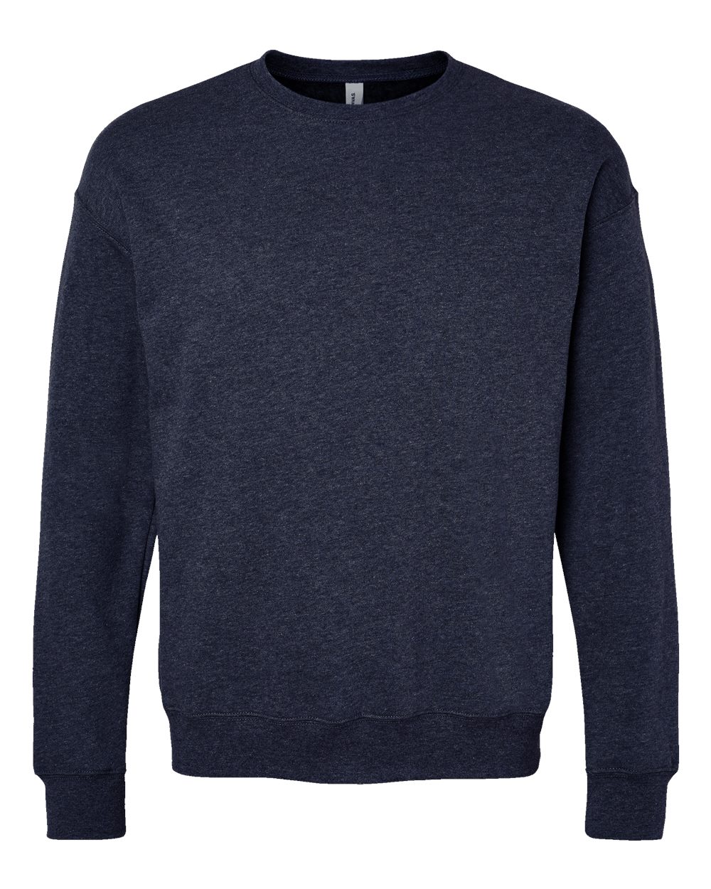 BELLA+CANVAS ® Unisex Sponge Fleece Drop Shoulder Sweatshirt. BC3945 - Heather Navy