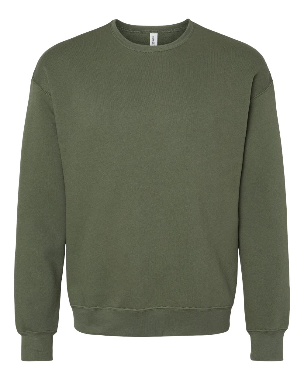 BELLA+CANVAS ® Unisex Sponge Fleece Drop Shoulder Sweatshirt. BC3945 - Military Green