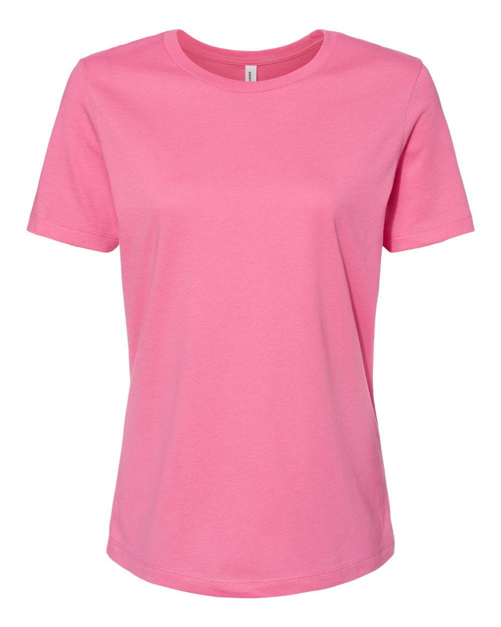 BELLA+CANVAS ® Women's Relaxed Jersey Short Sleeve Tee. BC6400 - Charity Pink