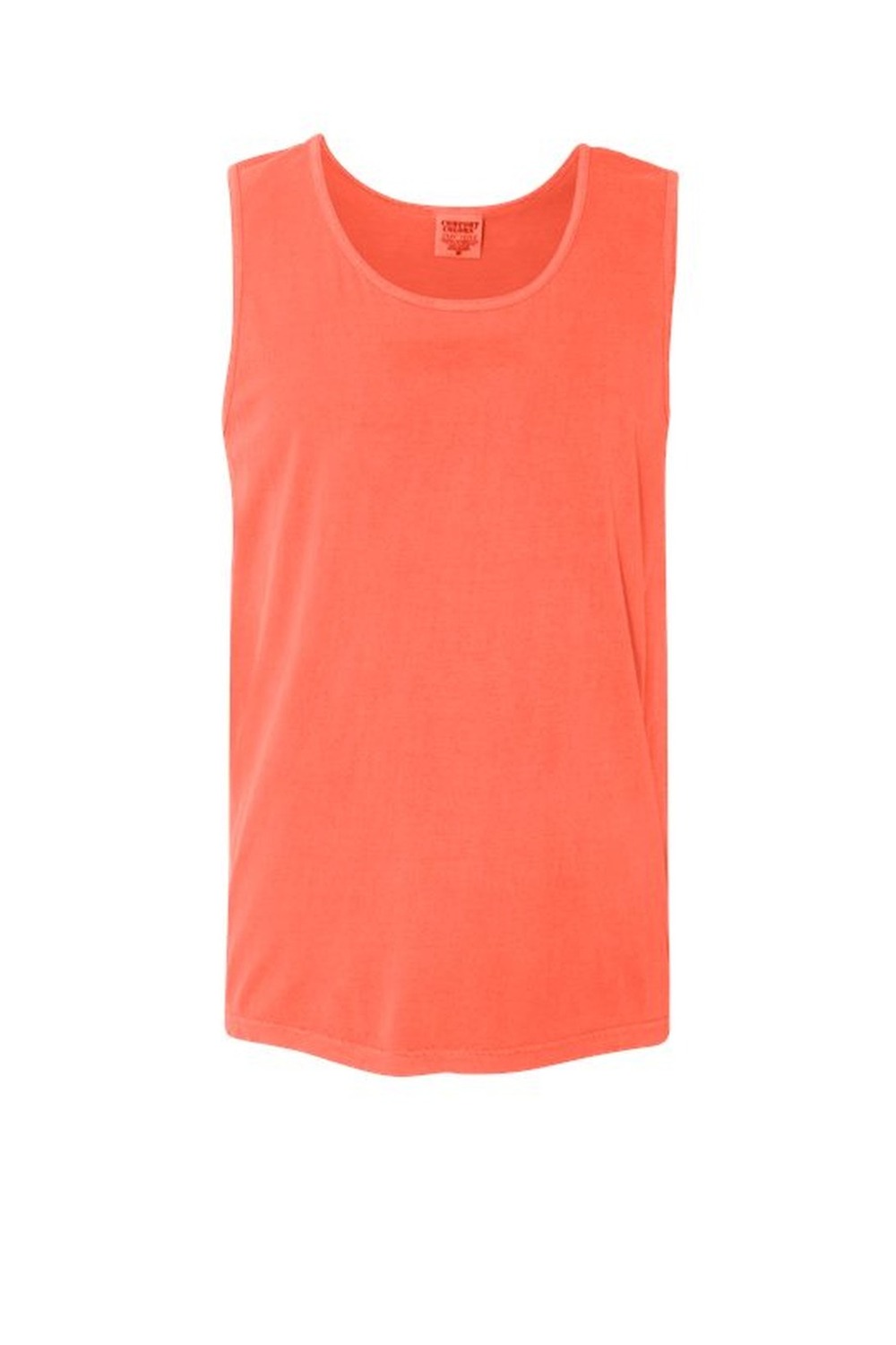 Comfort Colors Heavyweight Ring Spun Tank Top in Neon Red Orange